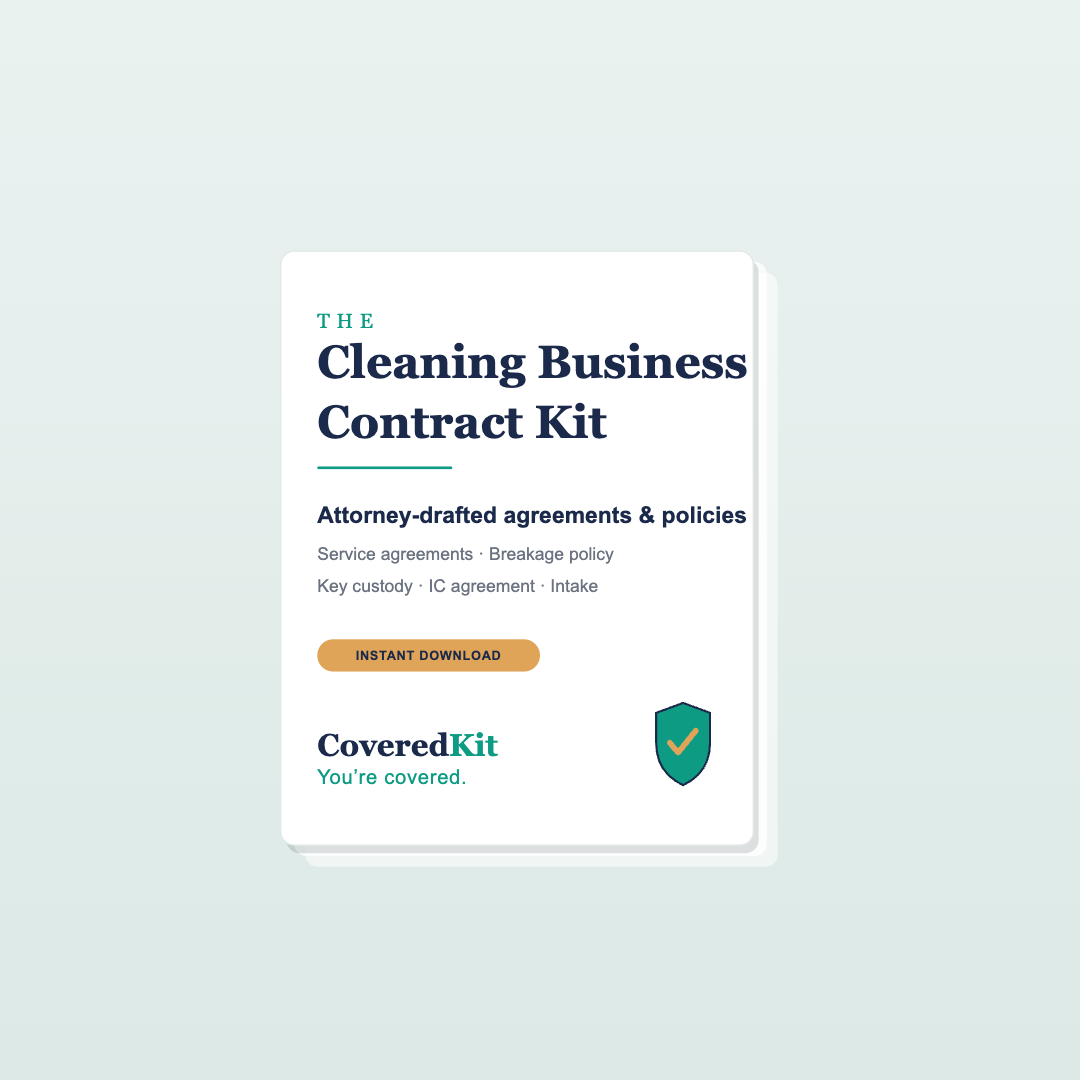 CoveredKit for Cleaners