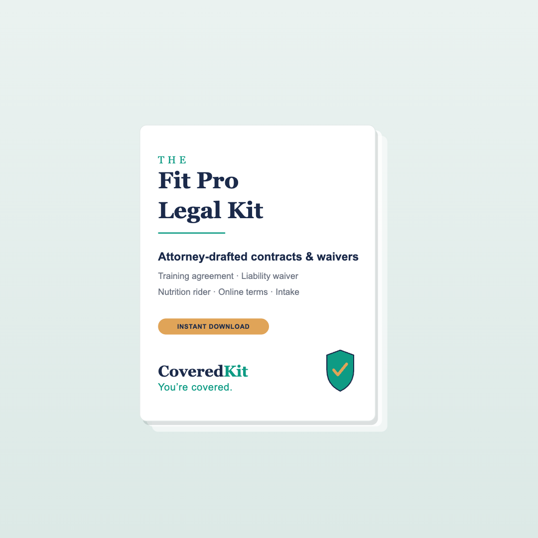 CoveredKit for Fitness Pros
