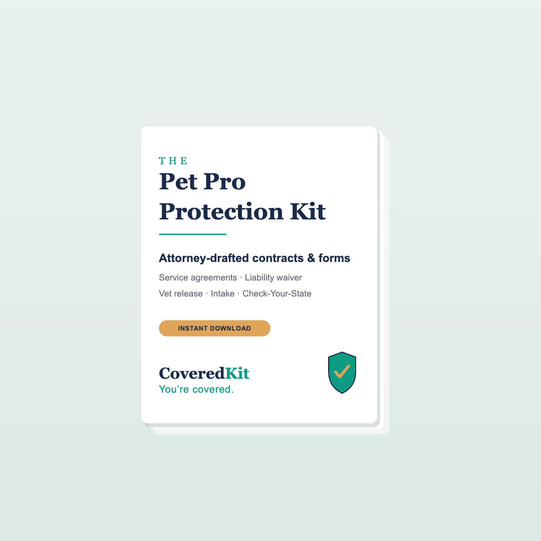 CoveredKit for Pet Pros