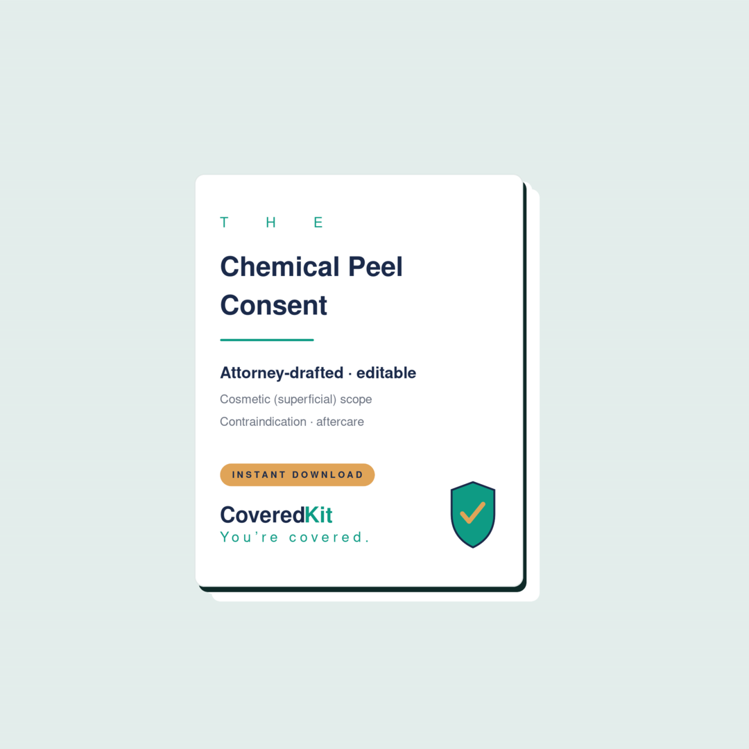 Chemical Peel (Cosmetic) Consent