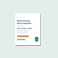 Mobile Grooming Service Agreement