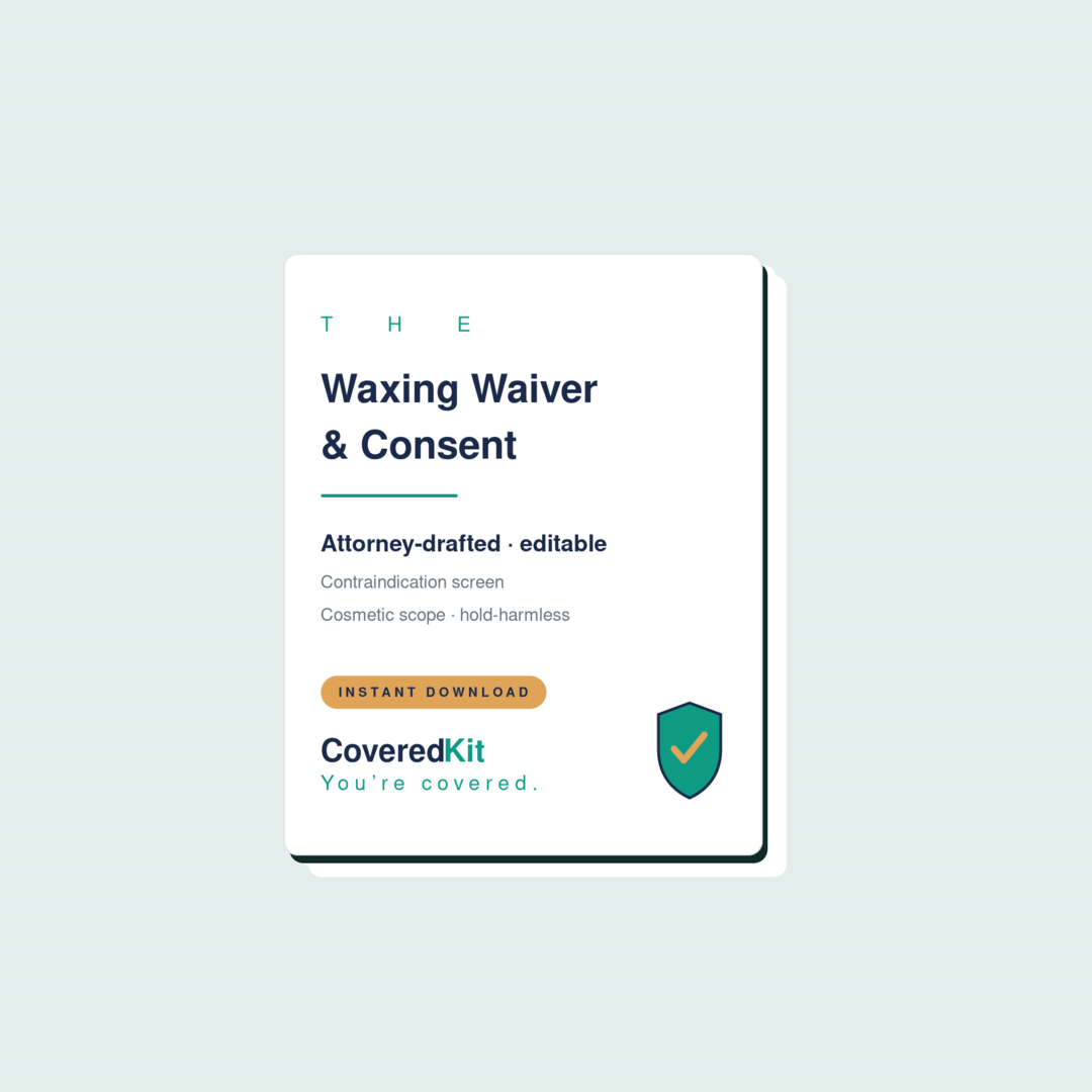 Waxing Waiver & Consent