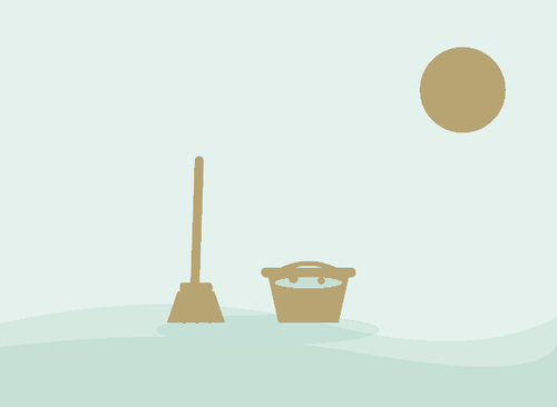 Cleaning illustration